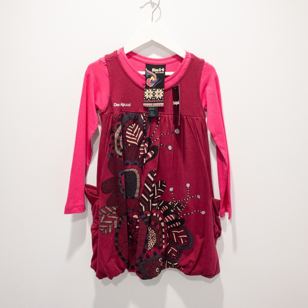 NWT Desigual girls bubble dress size 5/6